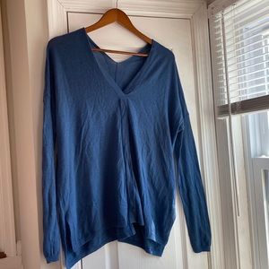 Vince Wool/Cashmere Blend V Neck Sweater Size Large